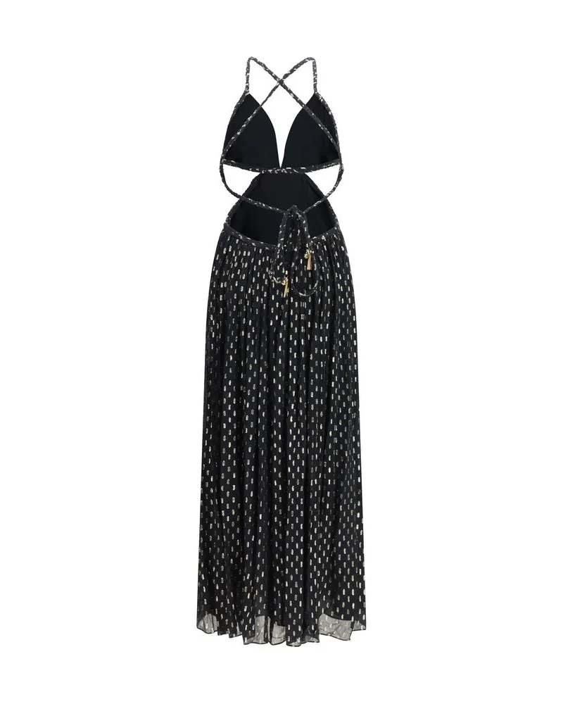 Zimmermann Women's Black Viscose Long Dress Black