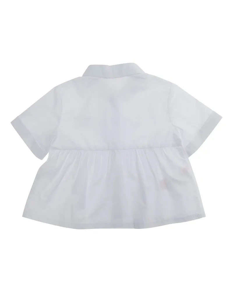 Marni Girls' Shirt White Cotton Blouses And White