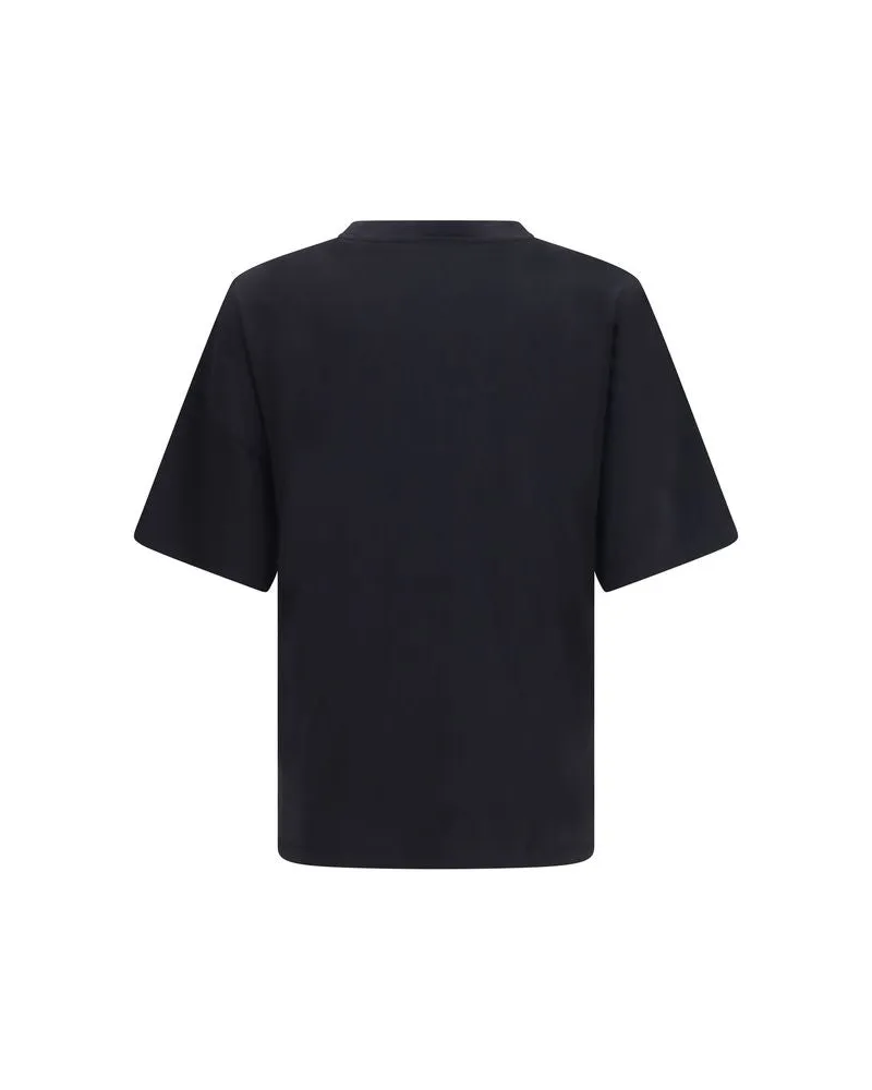 Palm Angels Logo-Graphic Cotton T-Shirt — Black Black