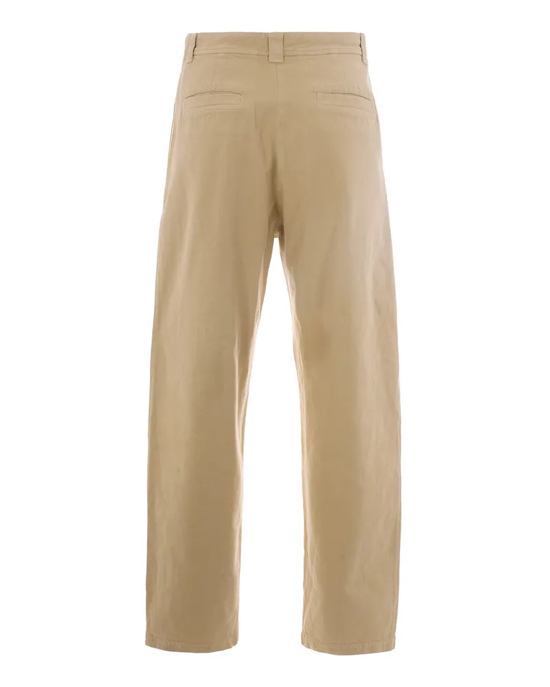 A.P.C. Men's Chino Trousers Sand Organic Cotton Beige