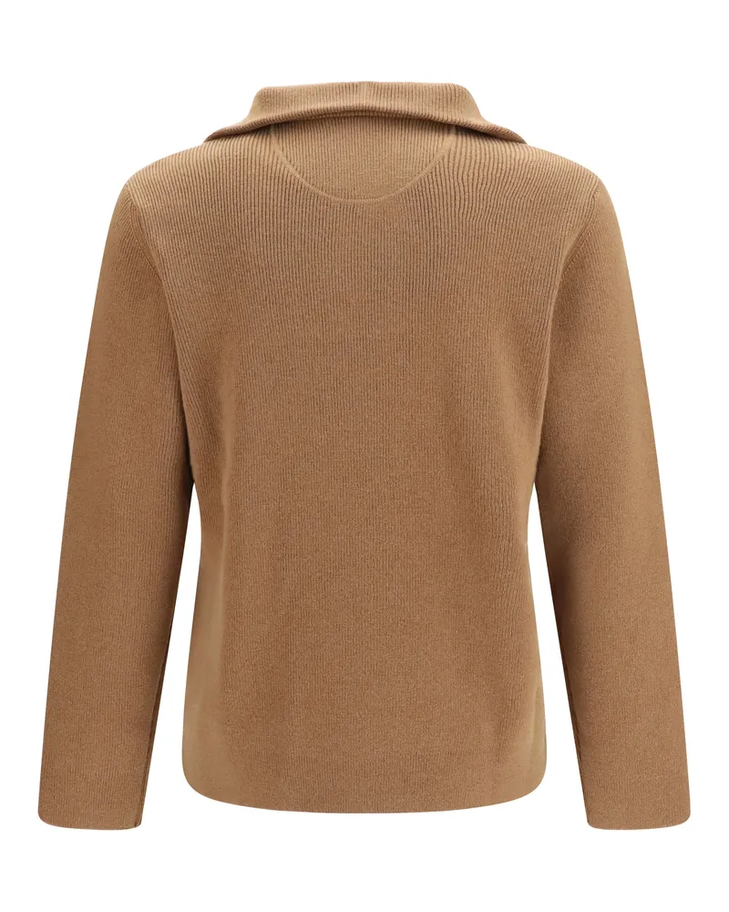 Valentino Garavani Men's Wool Sweater Dirty Chocolate Fleece Ovis Aries 