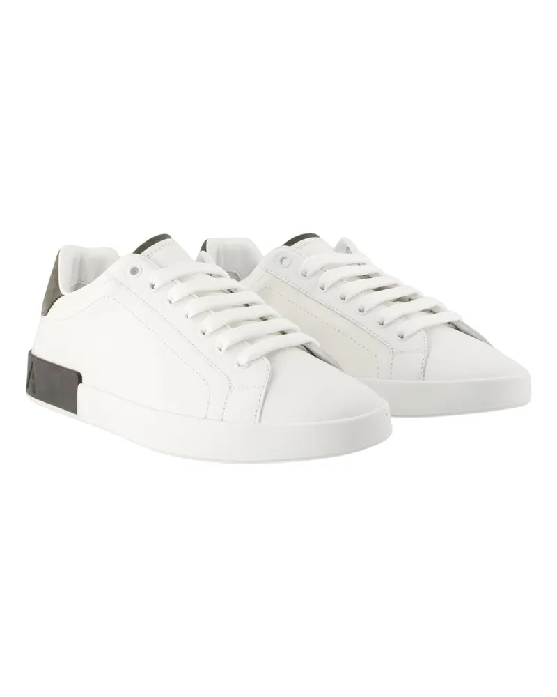 Dolce & Gabbana Portofino Custom Sneaker — White 