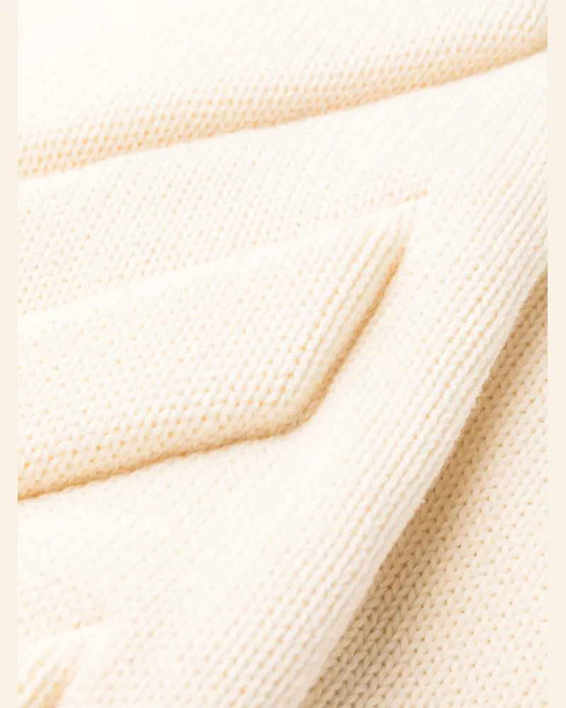 OFF-WHITE Diag-Stripe Knitted Joggers — Cream Cream
