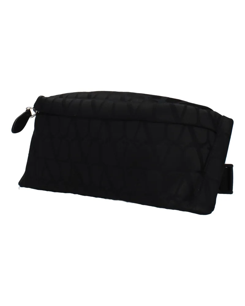 Valentino Garavani Men's Black Fabric Backpack Black