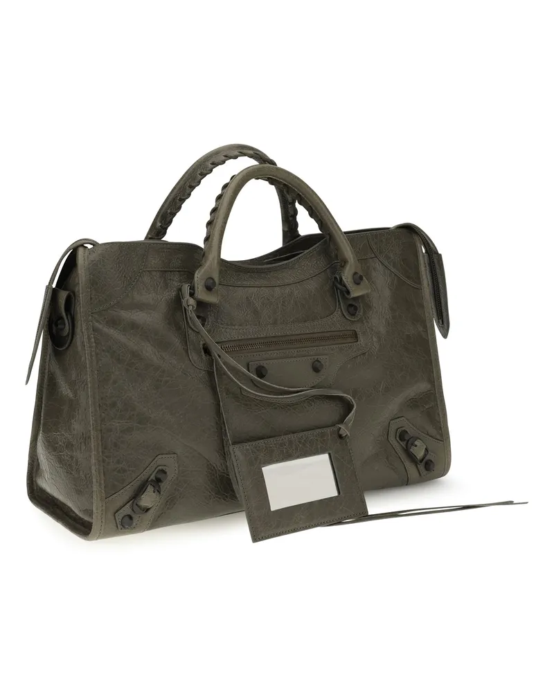 Balenciaga Le City Shoulder Bag — Green Green