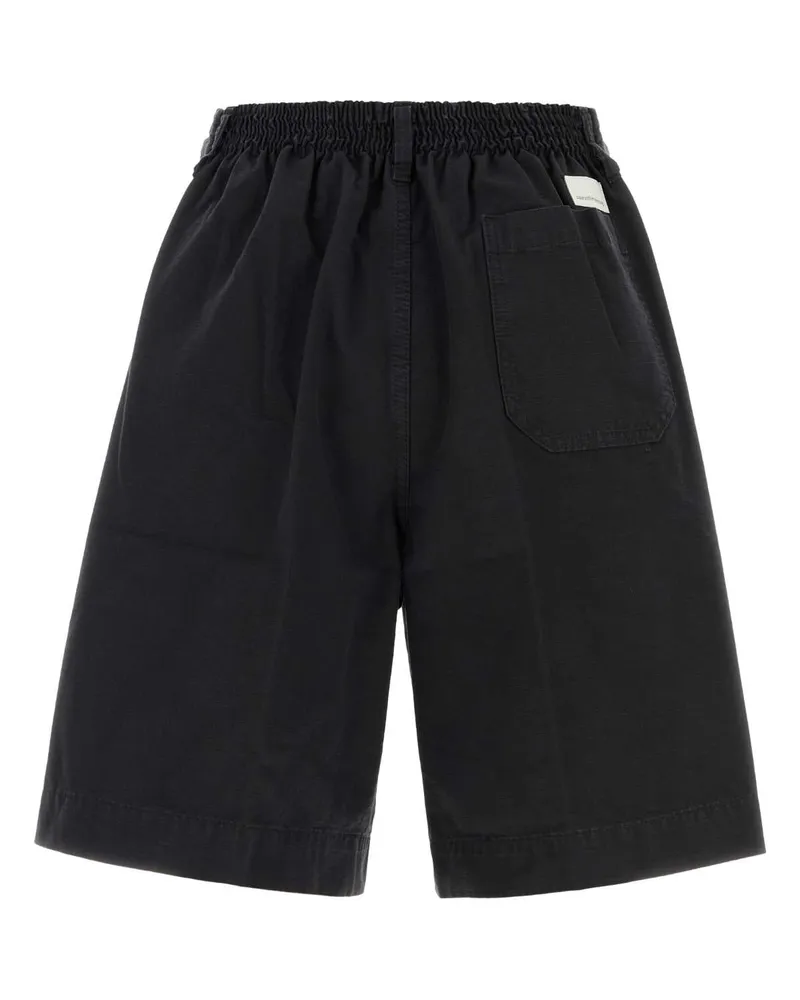 nine:inthe:morning Men's Midnight Blue Cotton Otto Bermuda Shorts Navy Exterior Navy