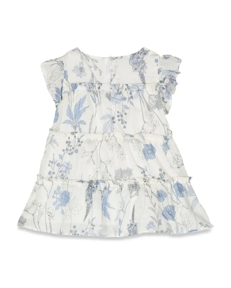 Blumarine Multicolour Cotton Dress — Multicolor Multicolor