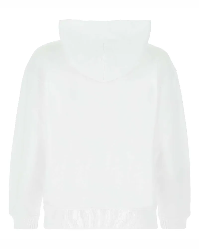 Givenchy Women White Cotton Oversize T-Shirt 100 Exterior: Felpe Sweater White