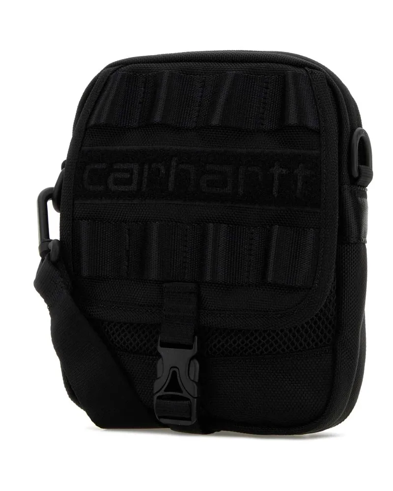 Carhartt WIP Men's Black Canvas Prescott Shoulder Pouch Borse A Mano Black