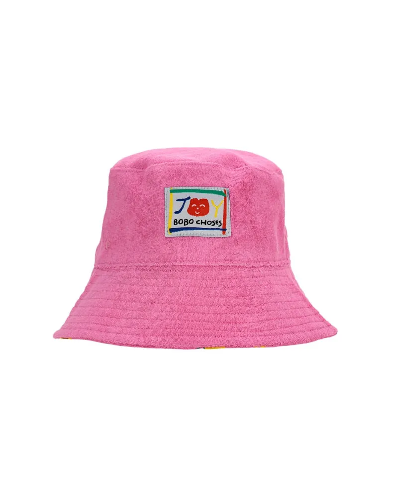 BOBO CHOSES B125AI017K_561 Recycled Cotton Beanie — Pink Pink