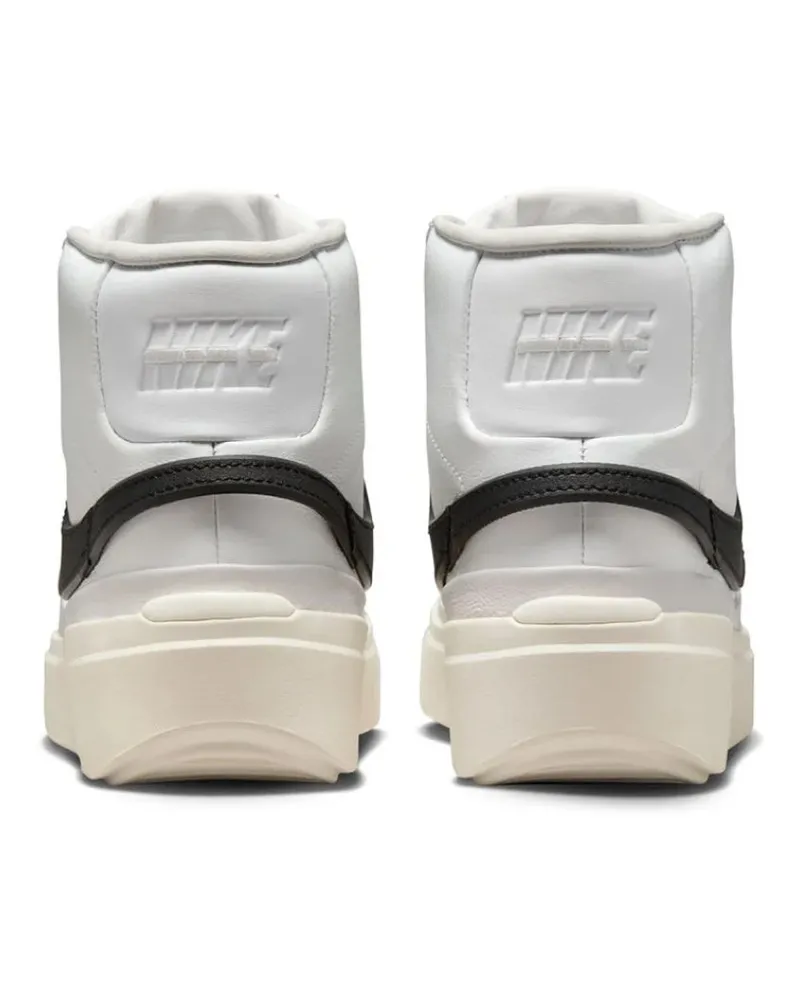 Nike Women's Sneaker White Leather Rubber Sole White