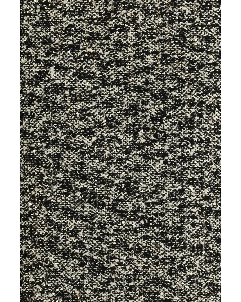 Gucci Women's Midi Skirt Laminated Bouclé Black-White-Multicolour Outer: Polyamide Black/white/multicolour Black