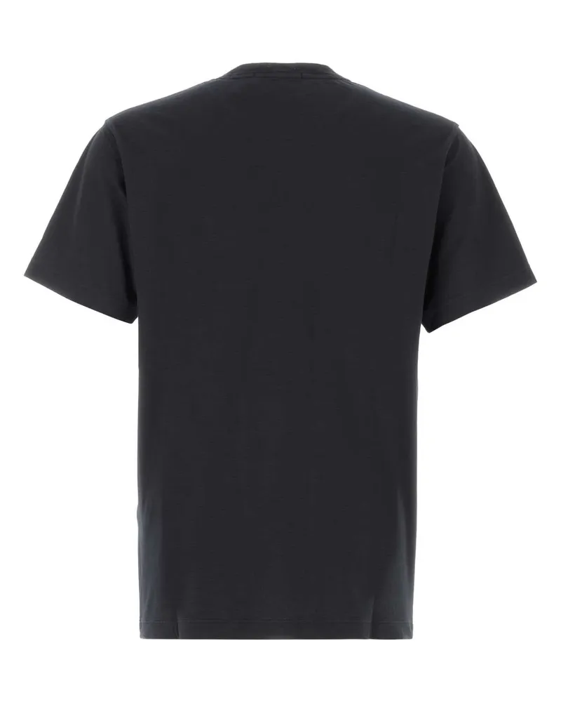 Stone Island Navyblue T-Shirt Exterior: Cotton T-shirts And Polos Navy
