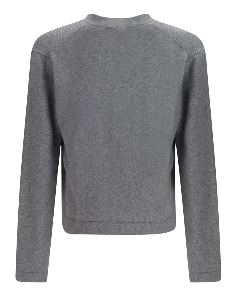 Vivienne Westwood Men's Alex Cardigan Dark Grey Melange Cotton; Kashmir-Capra Hircus Kashmir/capra Sweater Gray