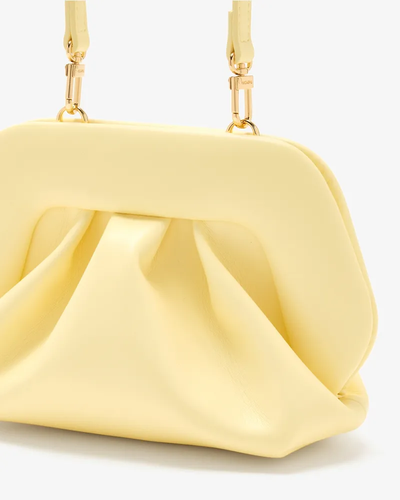 THEMOIRÈ Women's Clutch Bag Bios Small Pastel Yellow Yellow