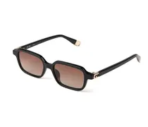 Women's Sunglasses Glossy Black Acetate