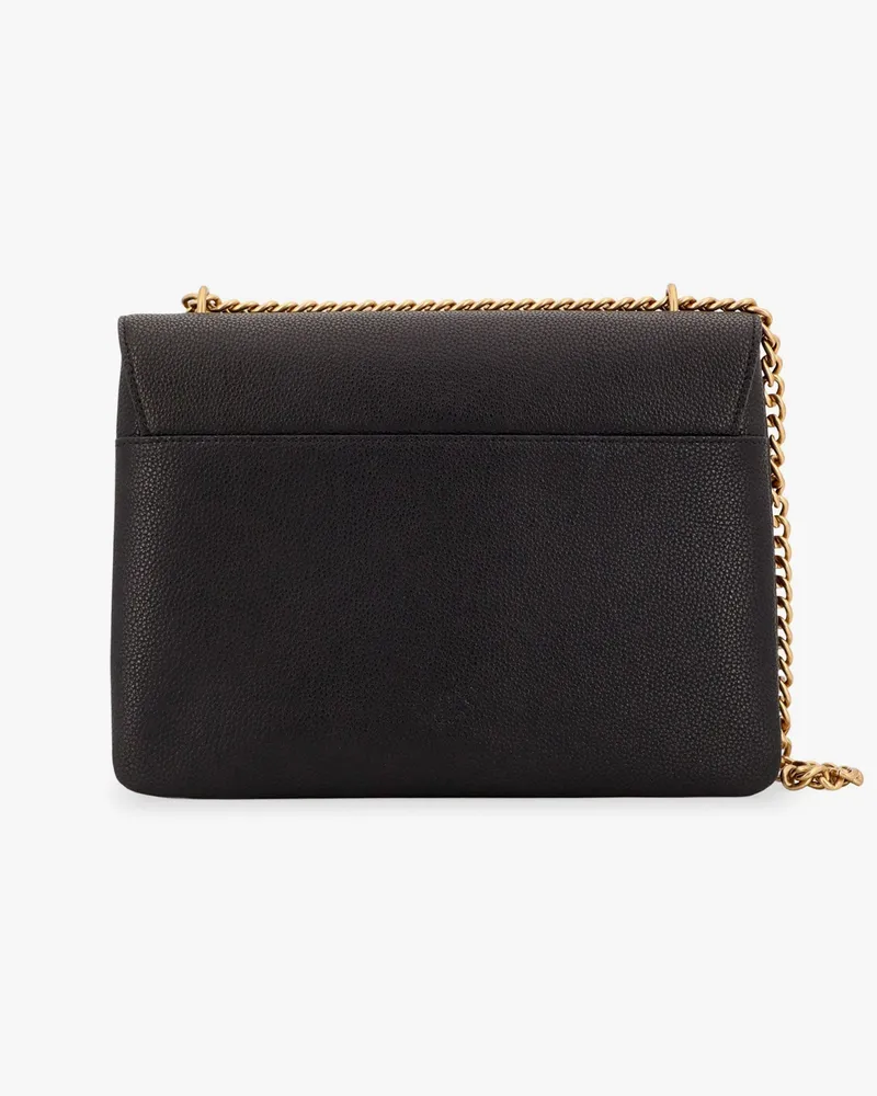 Pinko Women's Leather Shoulder Bag Black Black