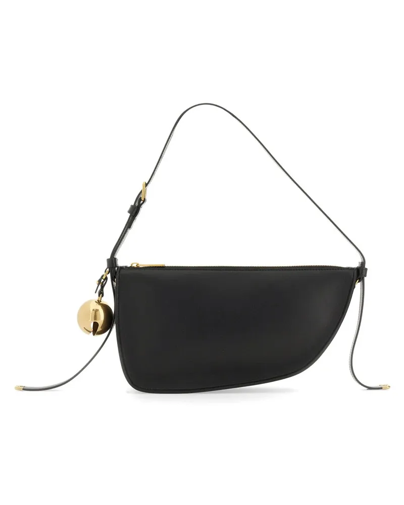Burberry Shield Shoulder Bag — Black Black