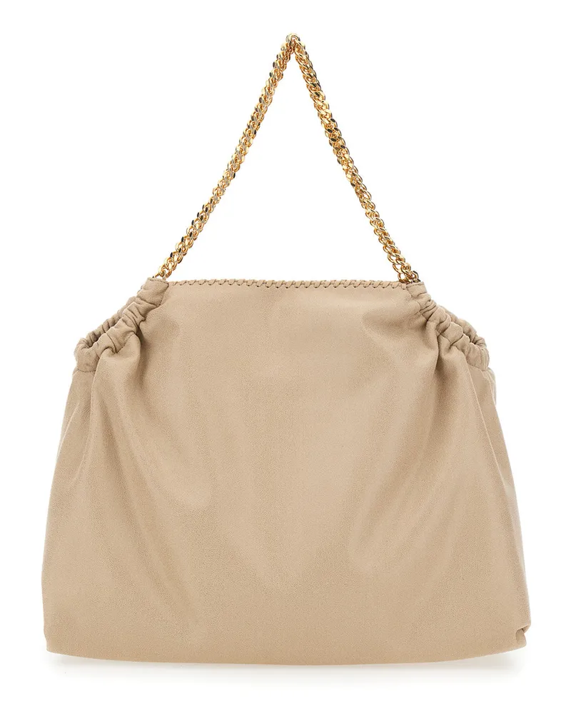Stella McCartney Women's Shoulder Bag Falabella Beige Ecoleather Polyester Beige