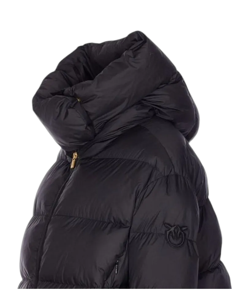 Pinko Women's Winter Jacket Black Limousine Polyester Apparel Outwear Black