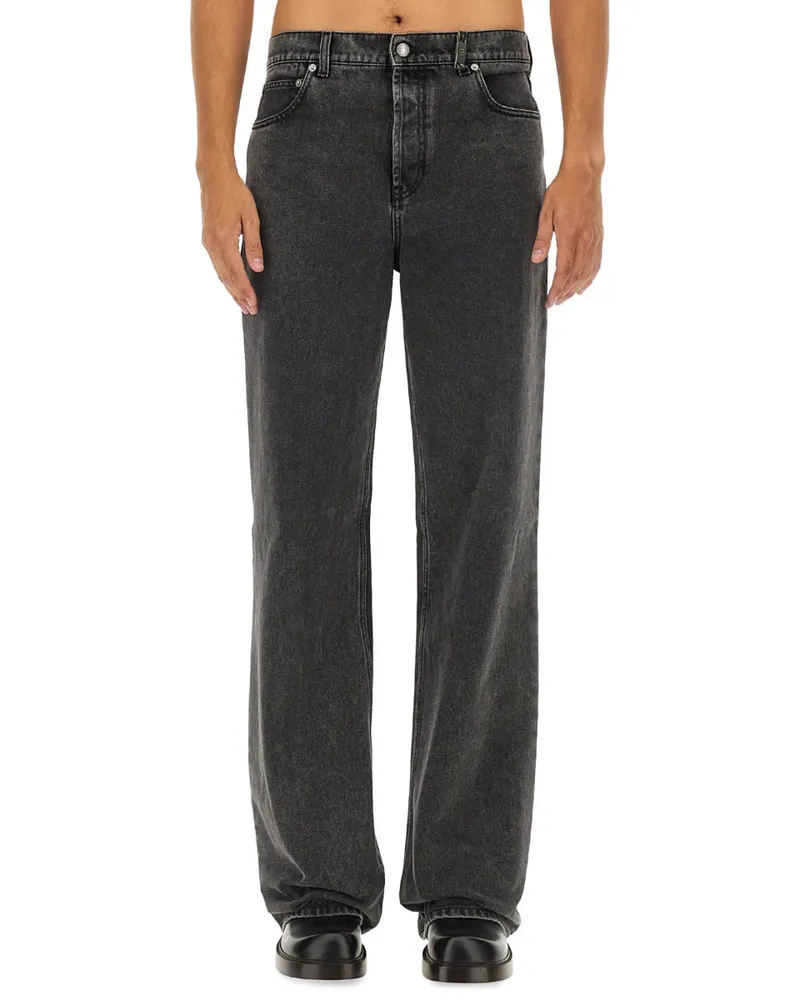 Alexander McQueen Baggy Silhouette Jeans — Gray Gray
