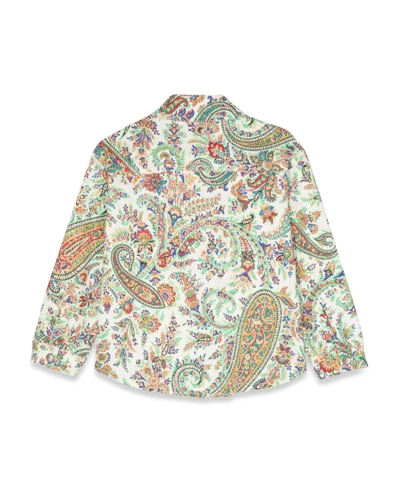 Etro Cotton Stretch Jacket — Multicolor Multicolor