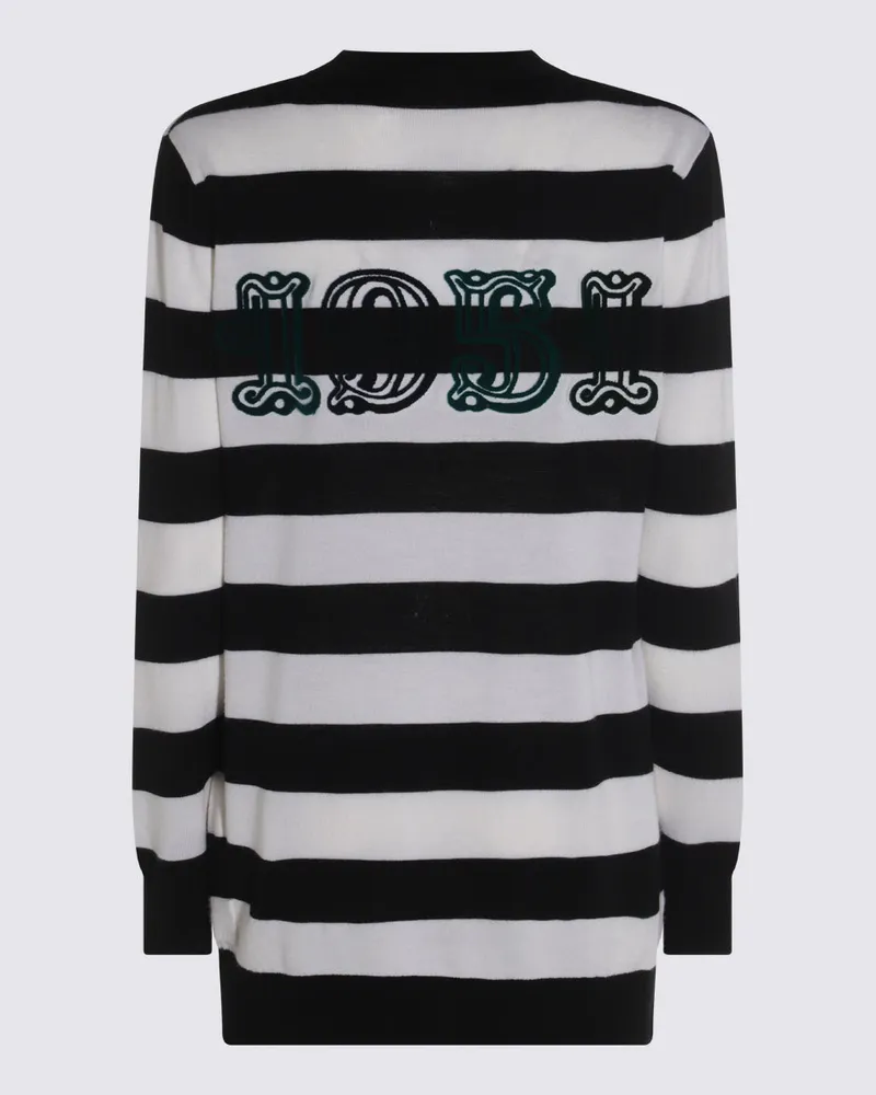 Max Mara Women's Sweaters Bianco-Nero _wo Bianco/nero Black