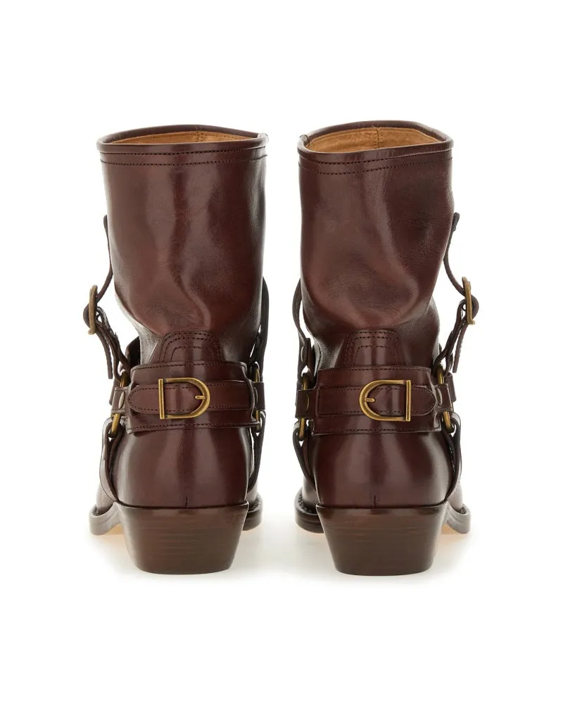Isabel Marant Ildred Boot — Brown Brown