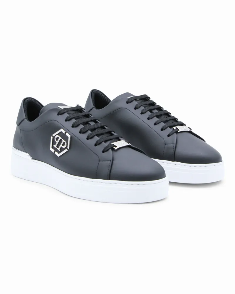 Philipp Plein Men's Sneakers Black _cover Tex-Le Sole El Tex/le Black
