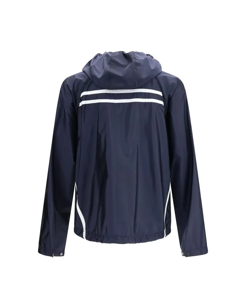 Prada Men's Blue Nylon Shell Jacket Clothing Navy