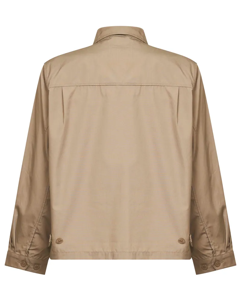 Carhartt WIP Men's Postal Jacket Iroko Beige Cotton Bomber Beige