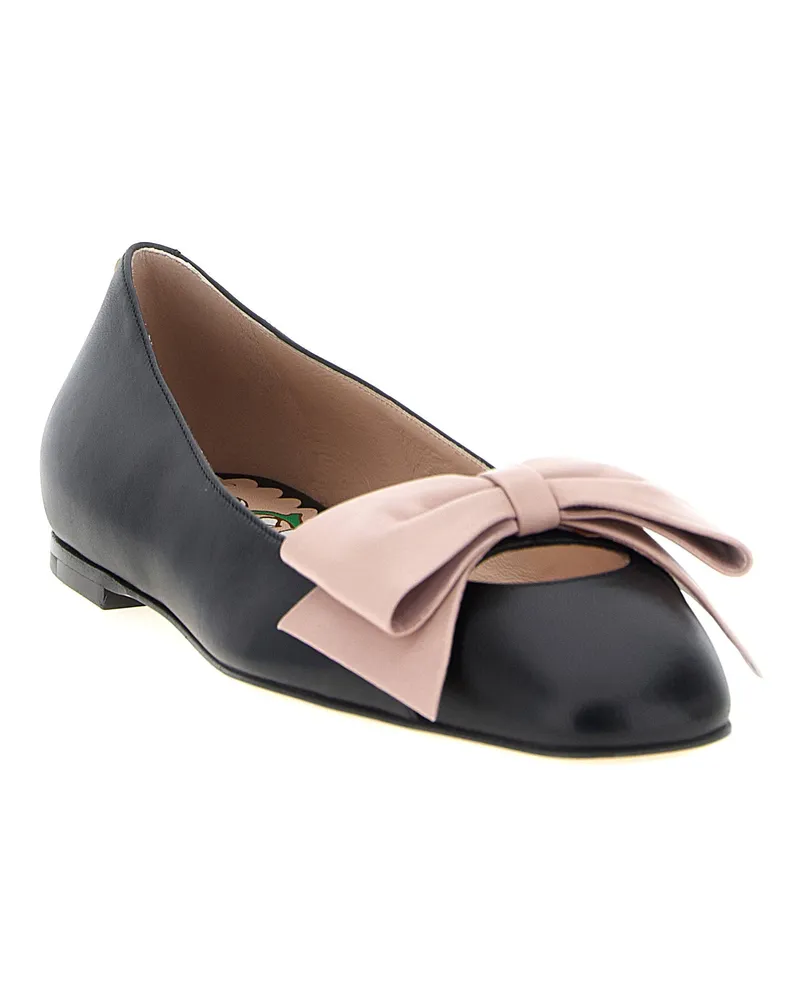 Valentino Garavani Bowow Ballet Flat — Black Black
