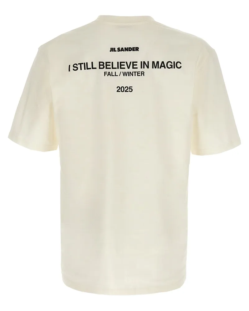 Jil Sander Cotton Jersey T-shirt — Cream Cream