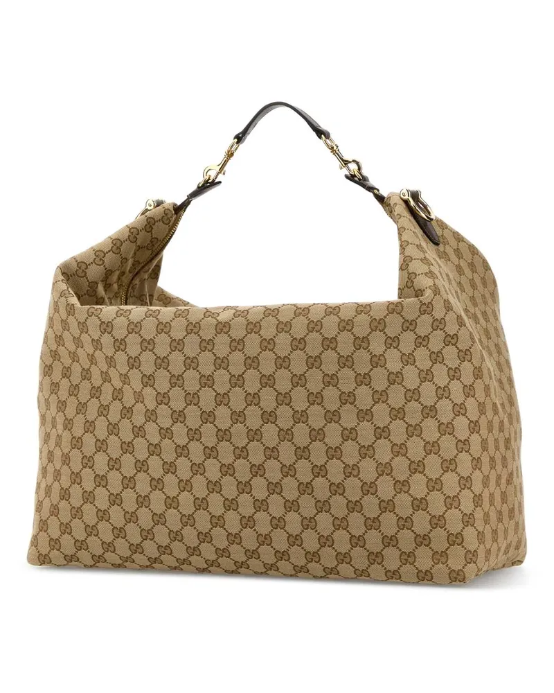 Gucci Men's Gg Canvas Shopping Bag Vintsanddkbrovrv Borse A Mano Beige