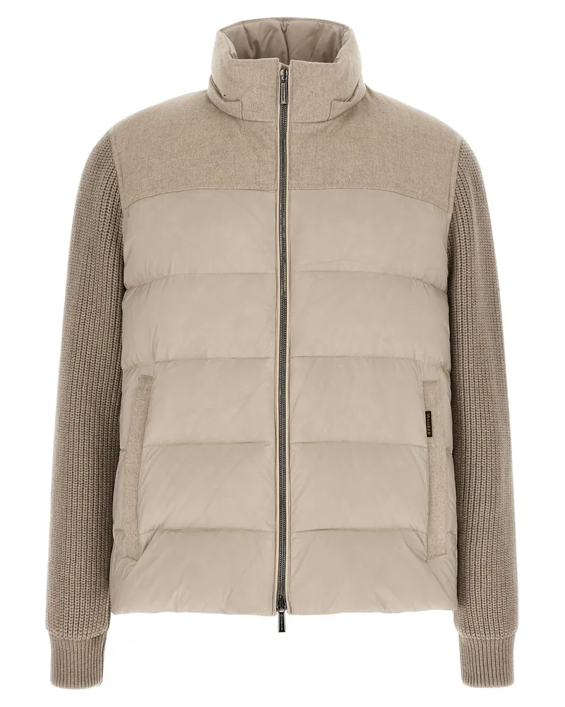 MOORER Allori Down Jacket — Beige Beige
