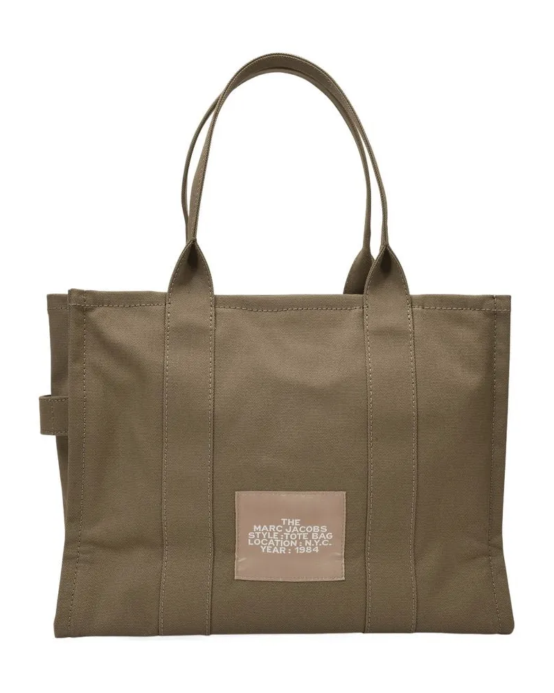 Marc Jacobs Women's The Large Tote Slate Green Cotton Totes-shopping-bags Green