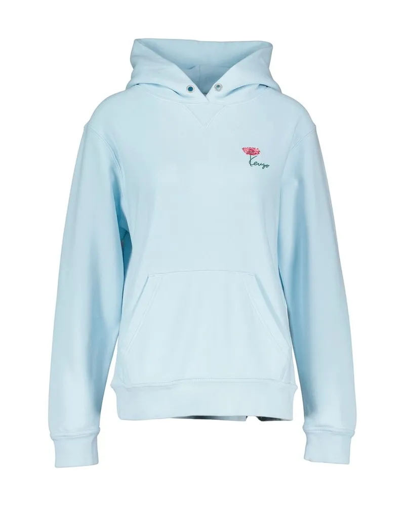 Kenzo Women's Tulip Sweatshirt -  Cotton Blue Ready-To-Wear Sweatshirts Blue