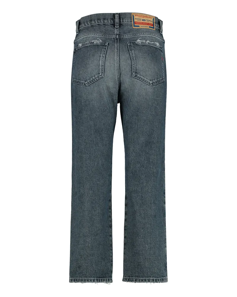 Diesel Women's 2016 D-Air L36 Regular Fit Jeans Denim Cotton Straight-Leg Blue