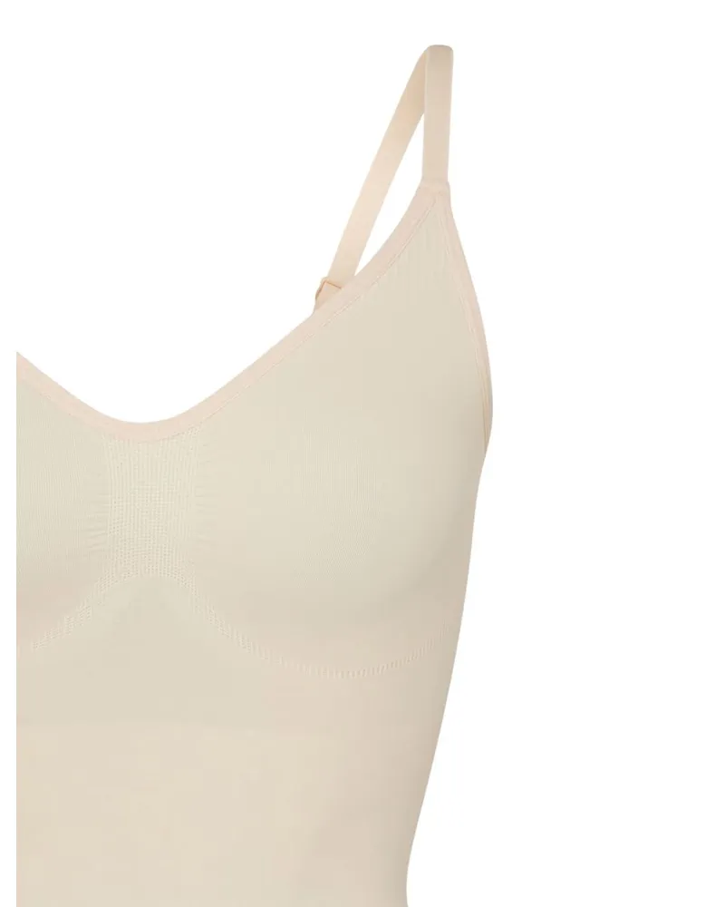 032c Seamless Thong Bodysuit — Beige Beige