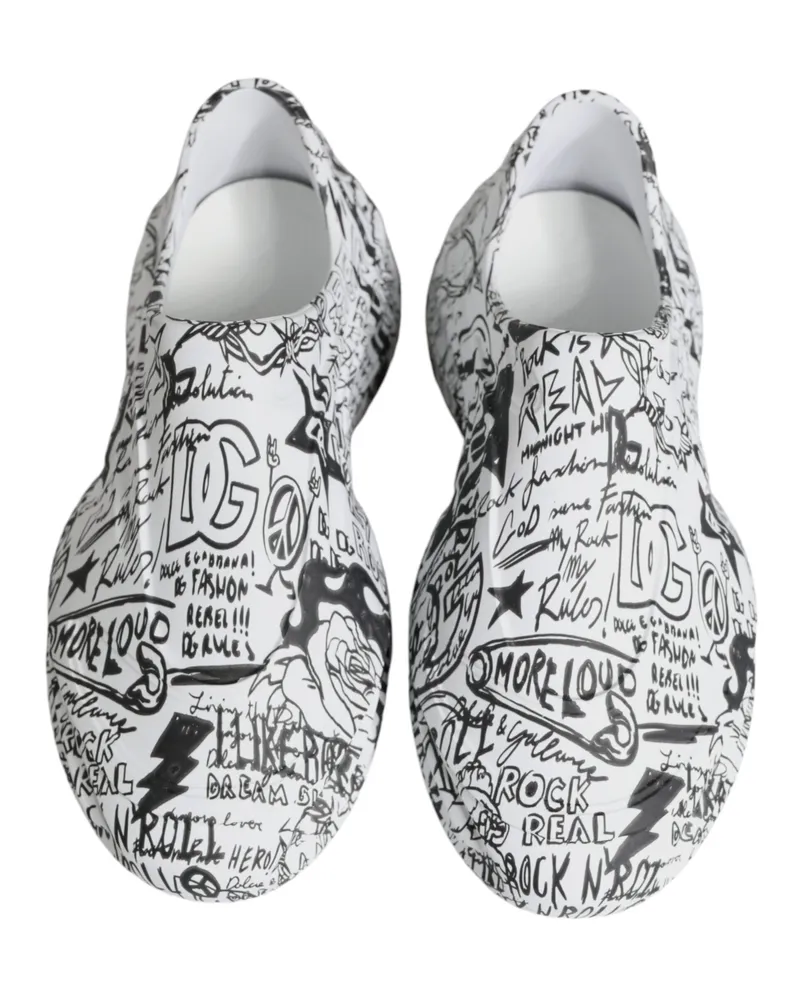 Dolce & Gabbana Men's Daymaster Sneaker White Calf Leather White