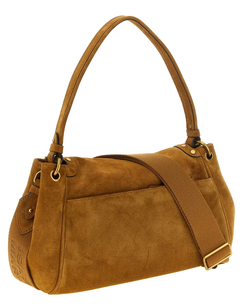 Isabel Marant Suede Shoulder Bag — Cognac Cognac