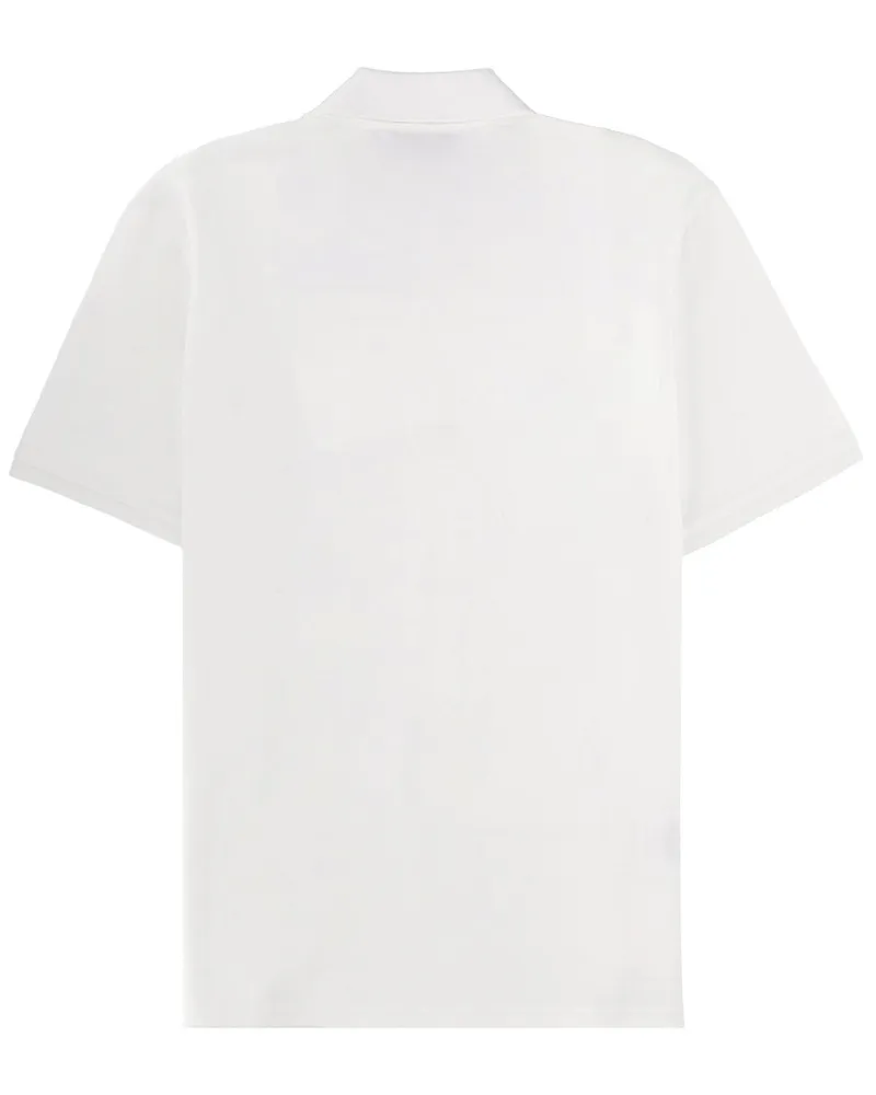 Givenchy Logo Cotton Polo — White White