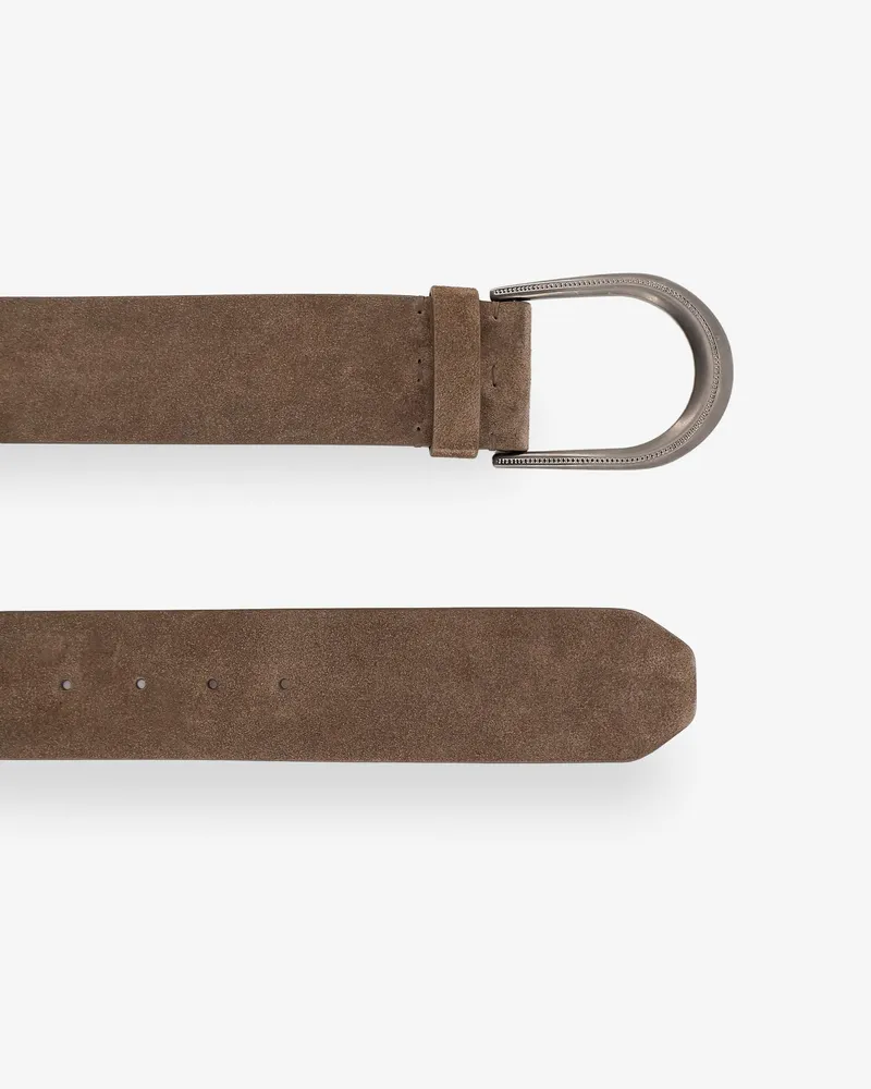 Brunello Cucinelli Women's Belt Suede Beige Beige