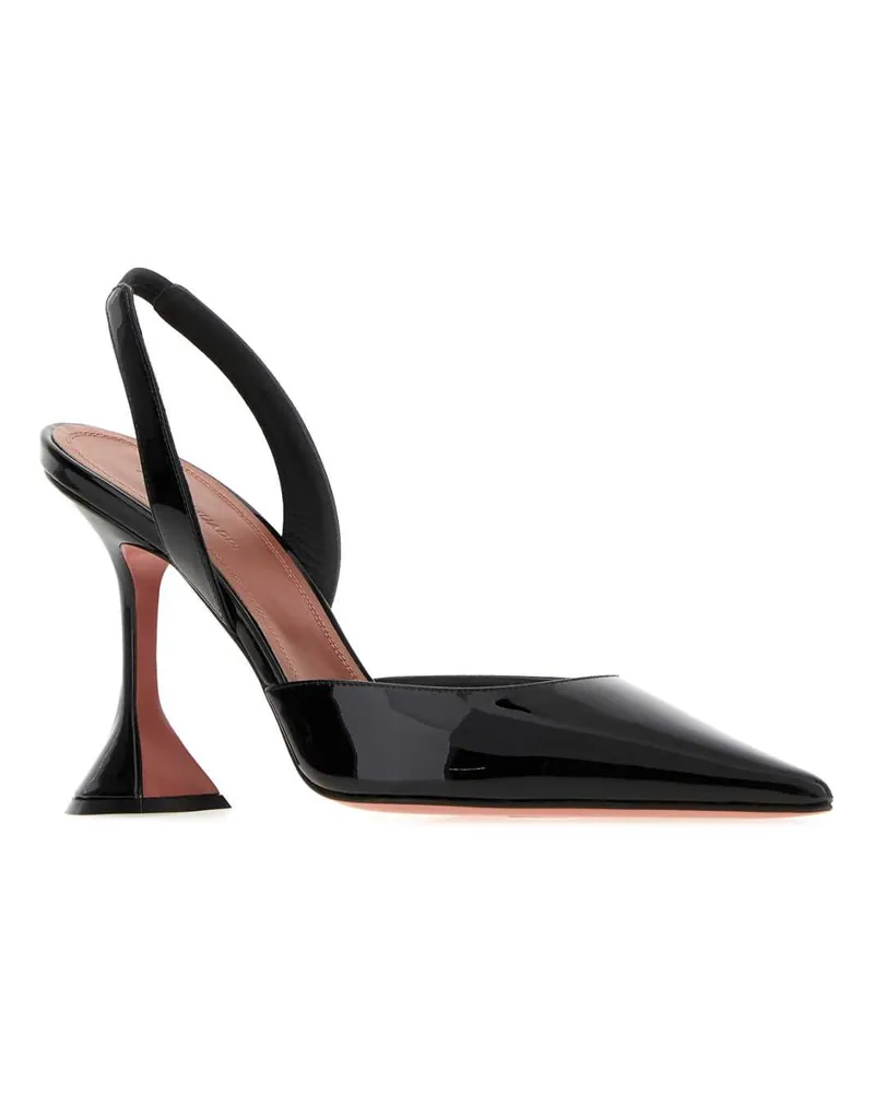 Amina Muaddi Slingback Heel — Black Black
