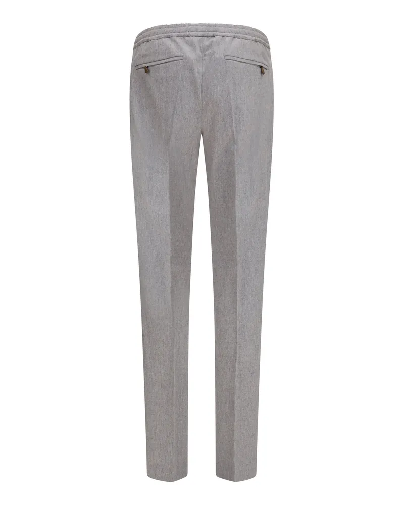 PT TORINO Men's Soft Pants Grigio Azzurro Trousers Gray