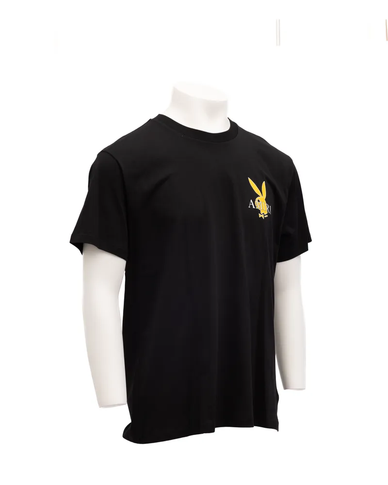 Amiri Logo-Embroidered T-Shirt — Black Black