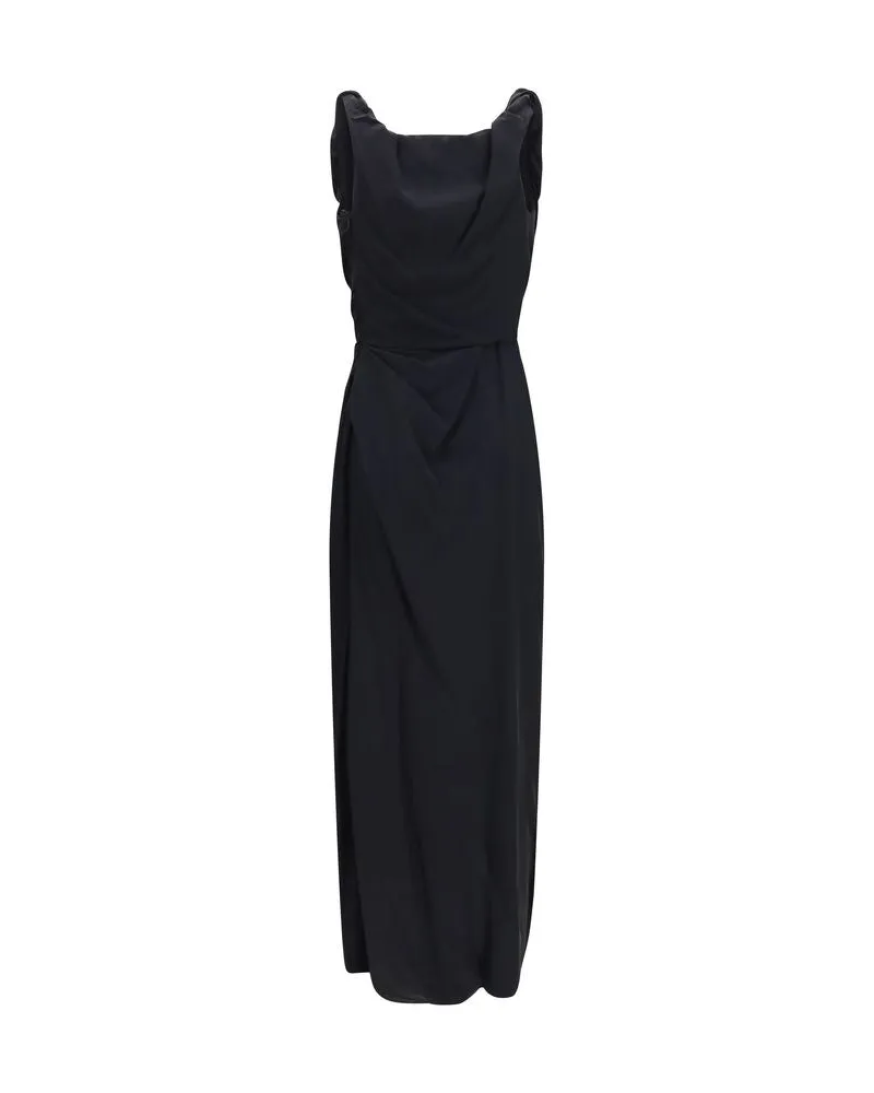 Vivienne Westwood Women's Black Viscose Casual Dress Black
