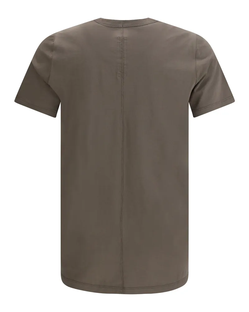 Rick Owens Cotton Crew Neck T-Shirt — Gray Gray