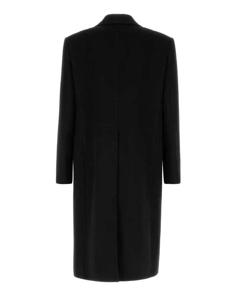 Gucci Men's Black Wool Blend Coat Nero Cappotti Black