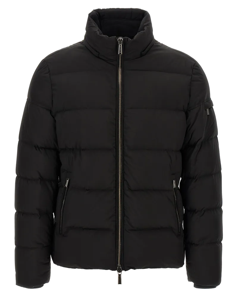 MOORER Brett Down Jacket — Black Black